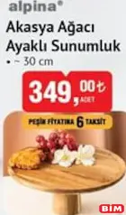 ALPİNA AKASYA AĞACI AYAKLI SUNUMLUK